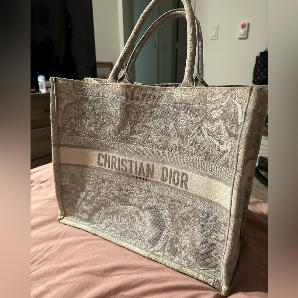 Dior large book tote